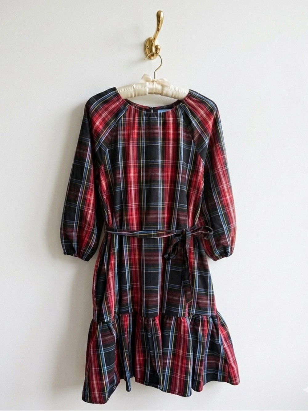 Draper James RSVP Women’s Plaid Holiday Dress size XL - Picture 2 of 14